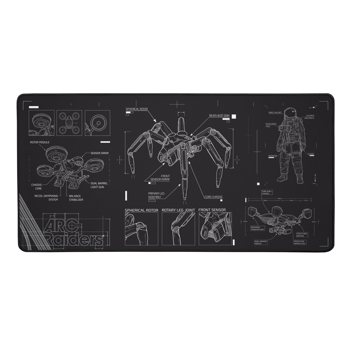 Blueprint Table Mat BLUEPRINT Desk Mat: Operation ARC | Raiders Market – Raiders Market ...