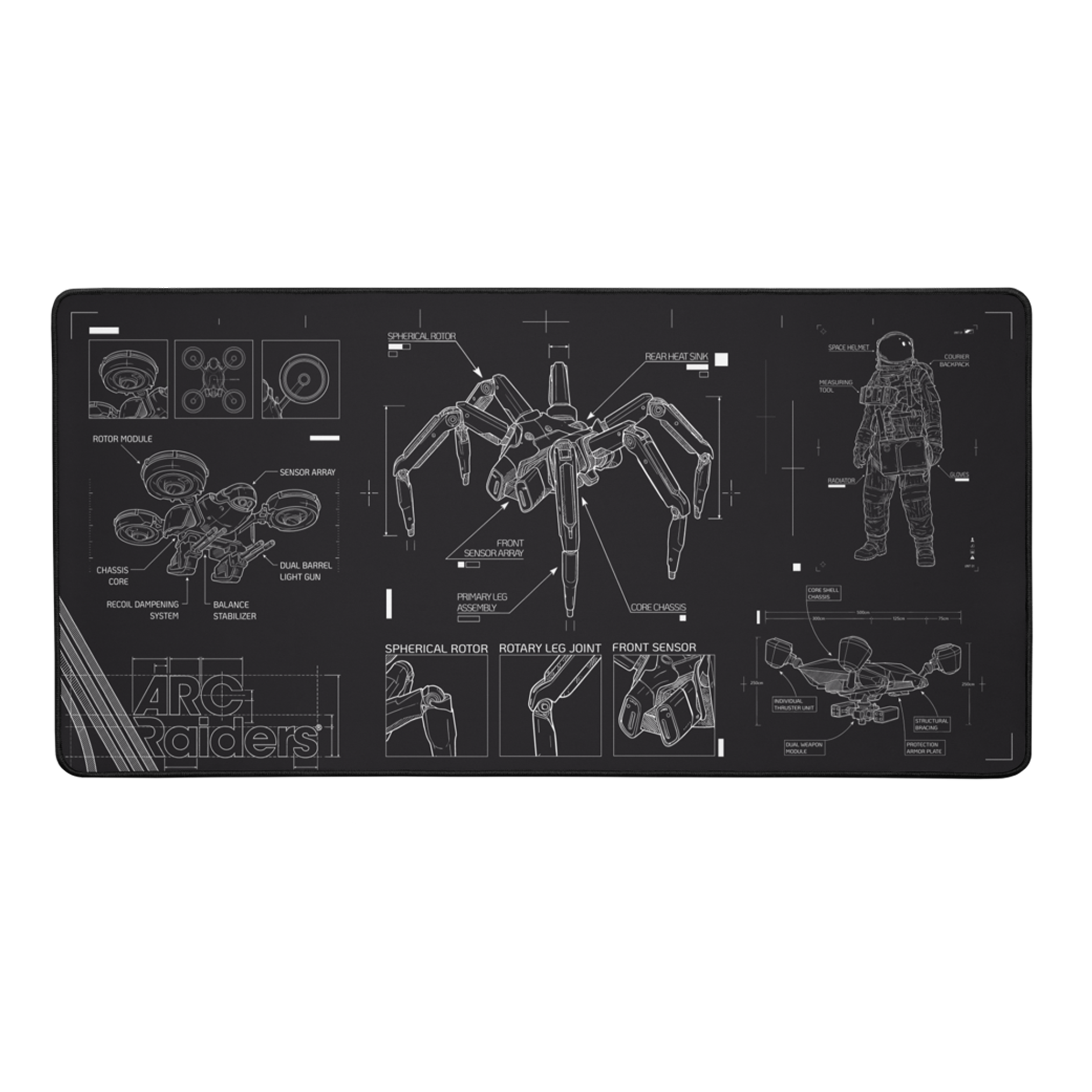 "BLUEPRINT" Desk Mat: Operation ARC