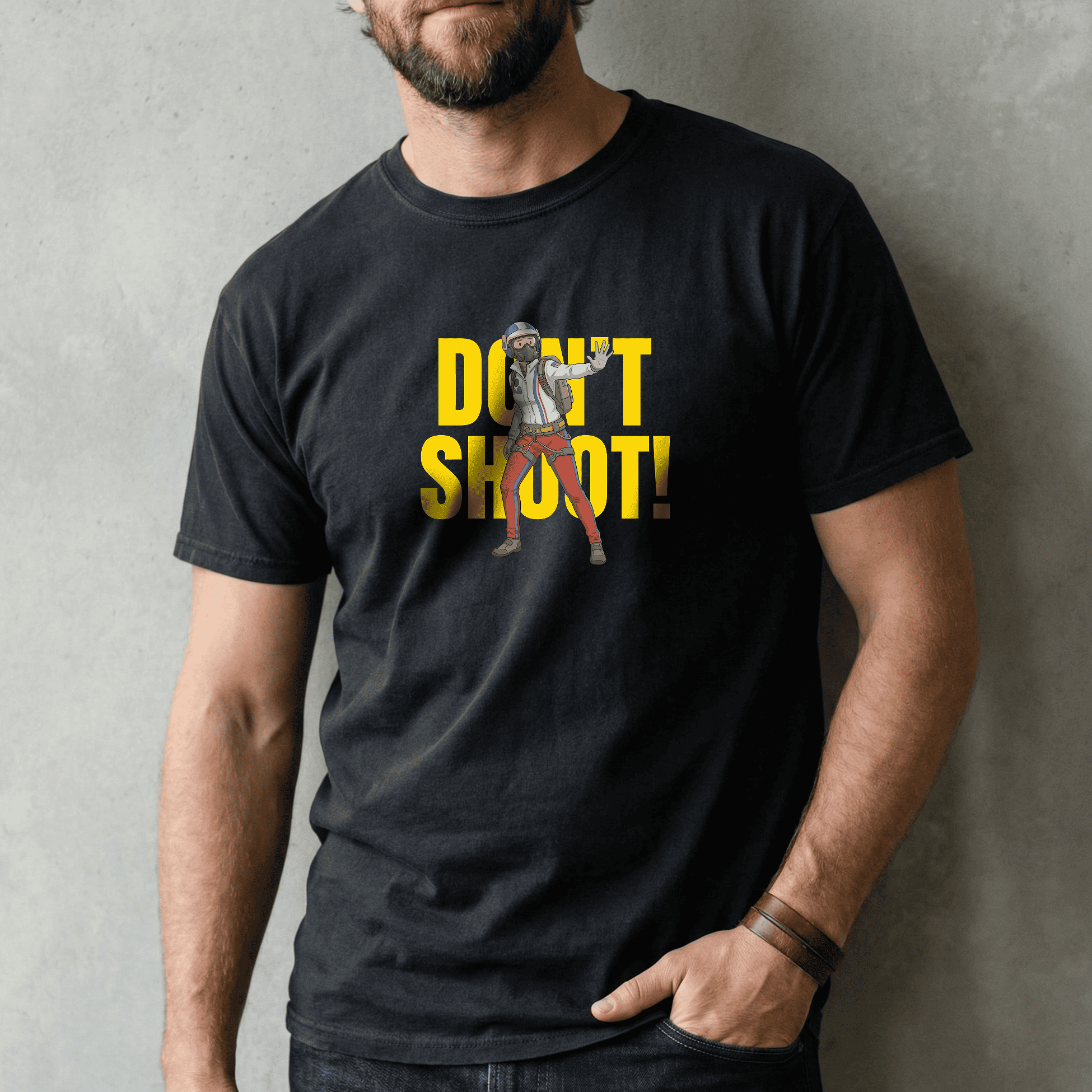 T-Shirt – DON'T SHOOT! design from Raiders Market