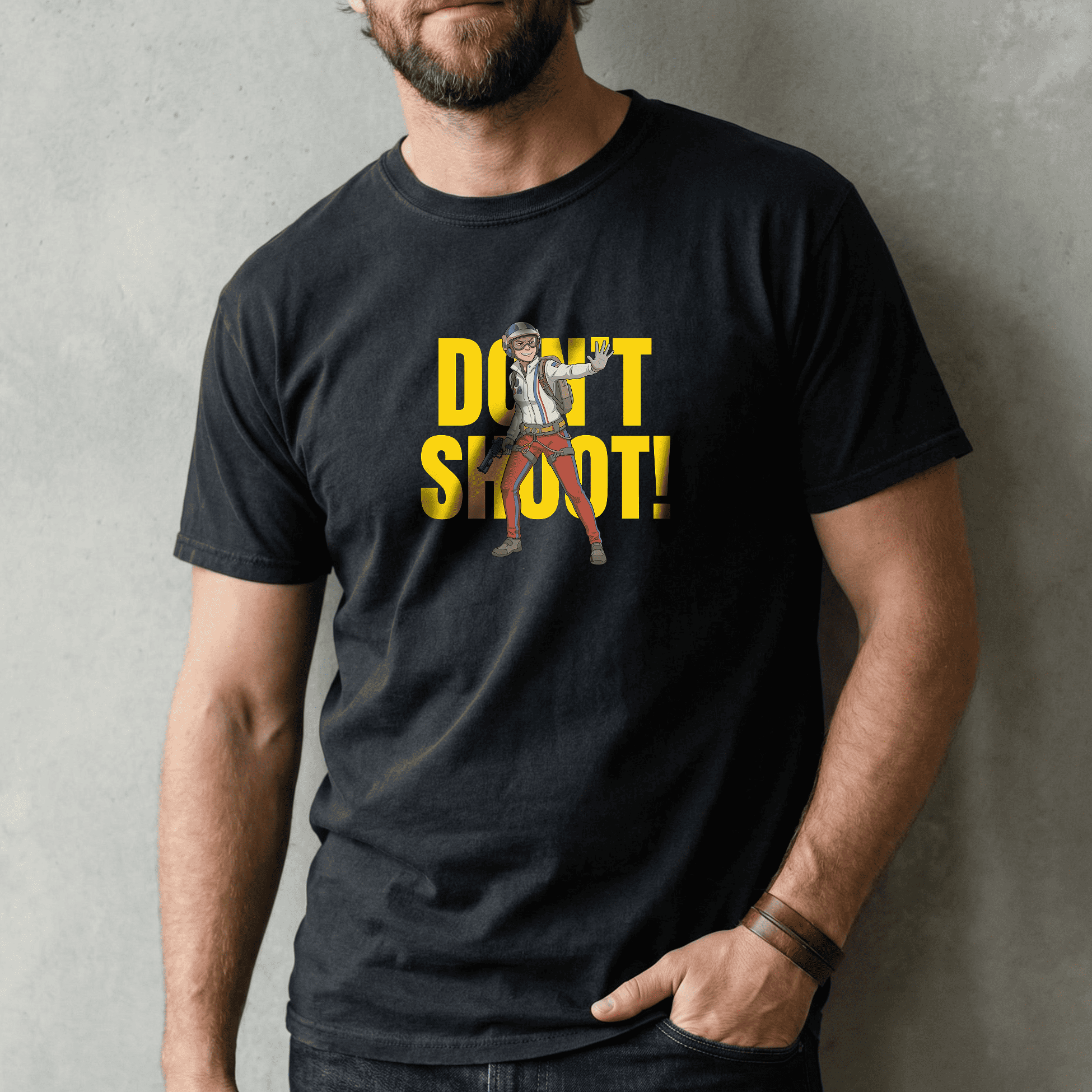 T-shirt T-Shirt – Malicious DON'T SHOOT! design from Raiders Market