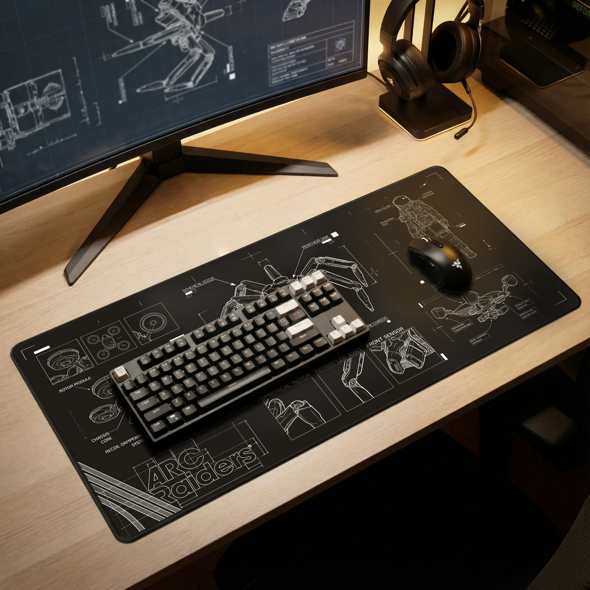 Blueprint Table Mat BLUEPRINT Desk Mat: Operation ARC | Raiders Market – Raiders Market ...
