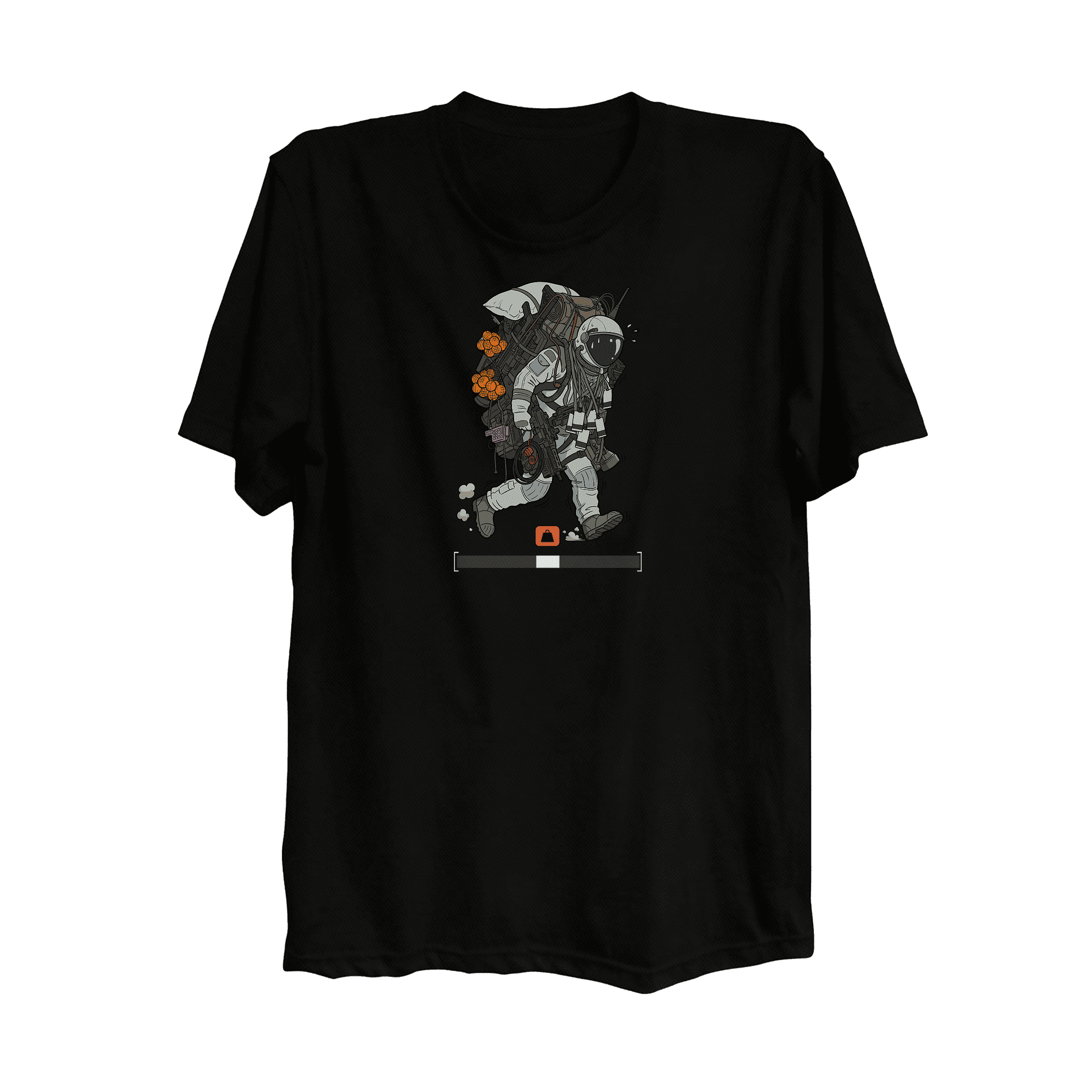"Overloaded" t-shirt design from Raiders Market