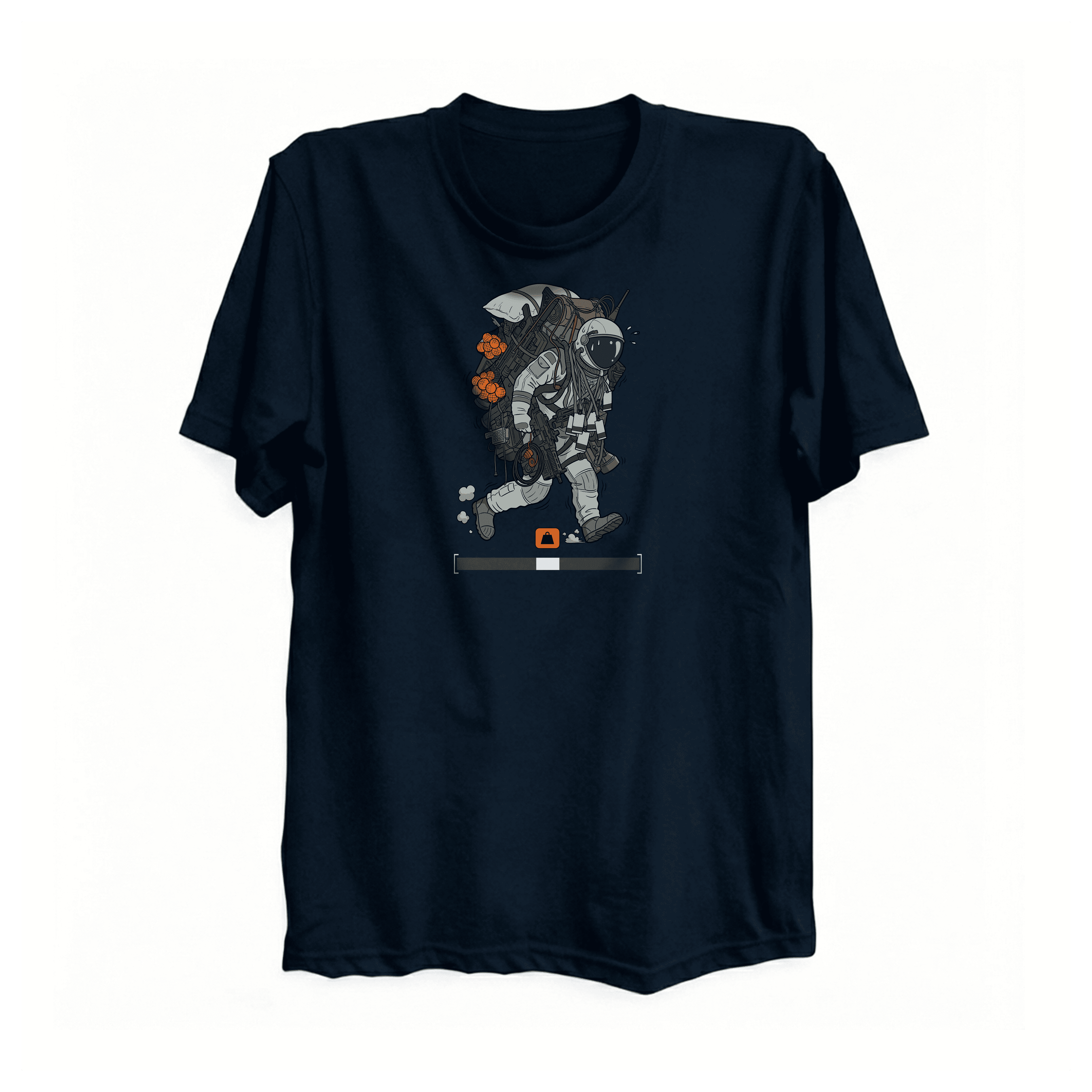 "Overloaded" t-shirt design from Raiders Market