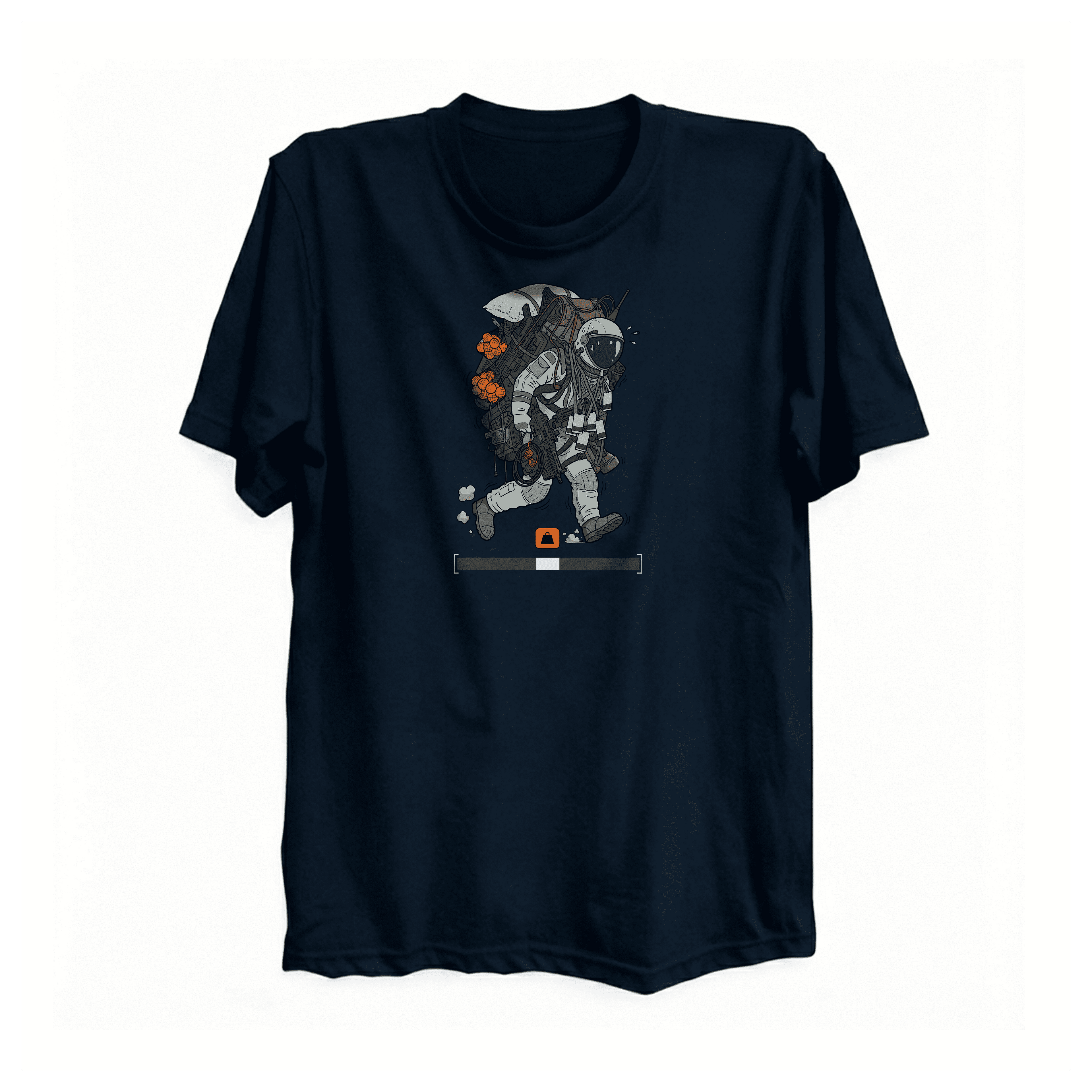 "Overloaded" t-shirt design from Raiders Market