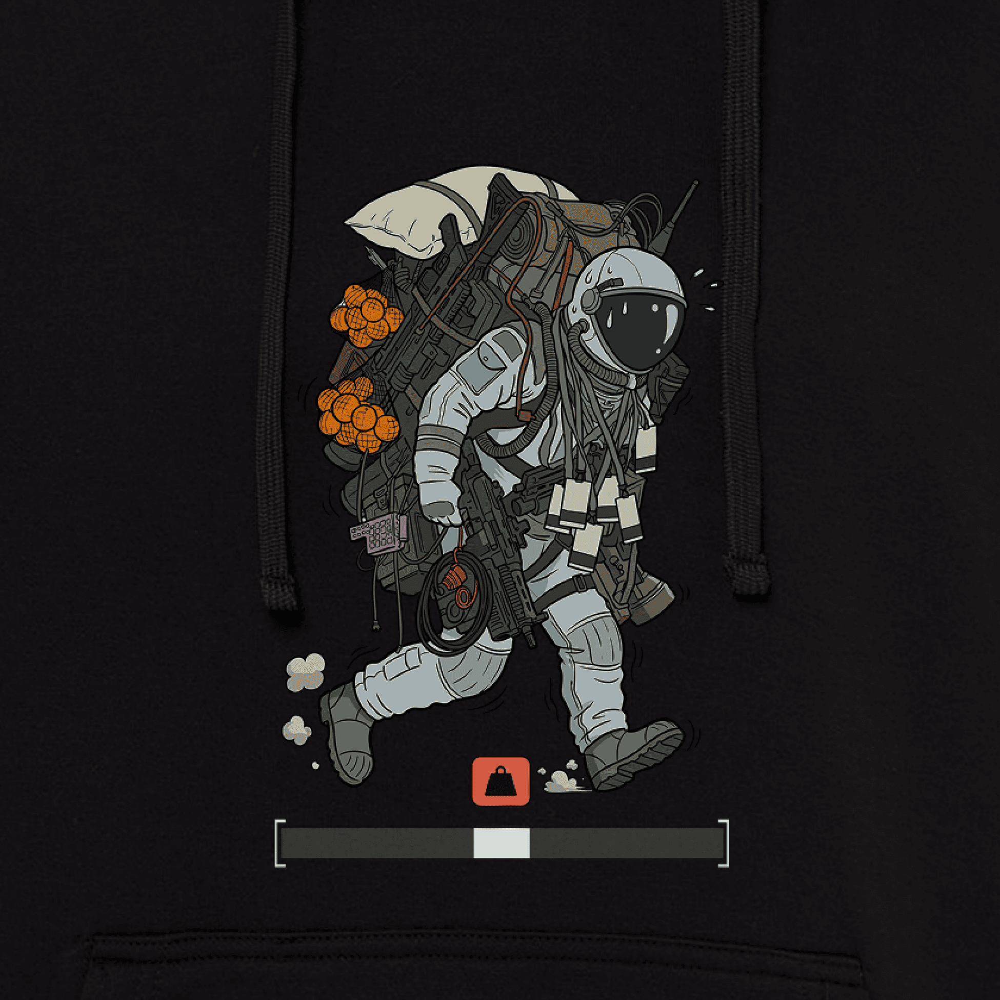 "Overloaded" Heavy Hoodie