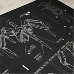 Mousepad BLUEPRINT Desk Mat: Operation ARC design from Raiders Market